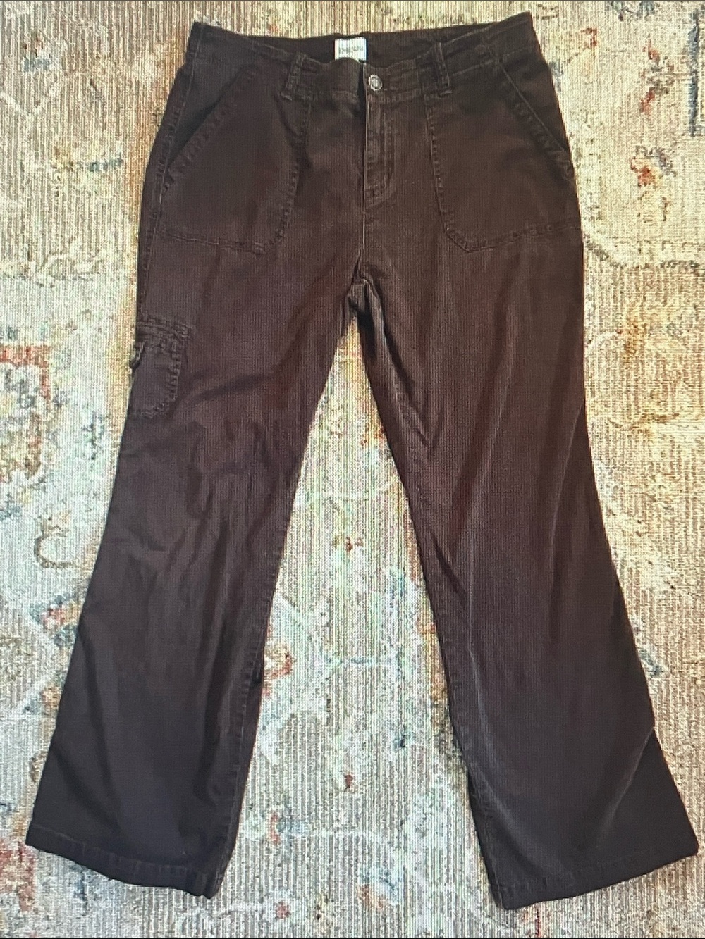 Chico's Men's Dark Brown Corduroy Utility Pants